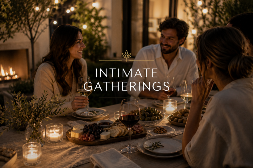 intimate gatherings