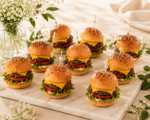 mini burgers